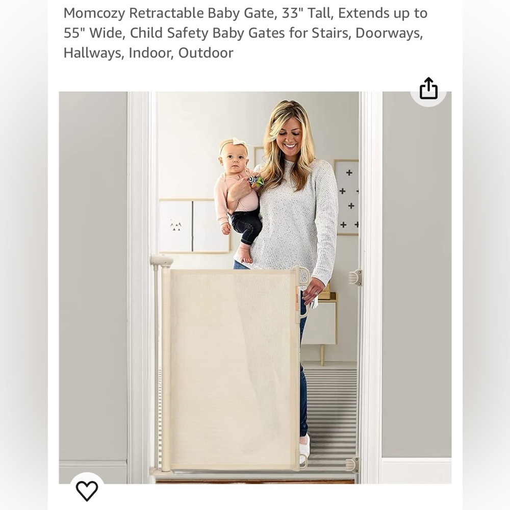 Mom Cozy Baby Gate - brand new
